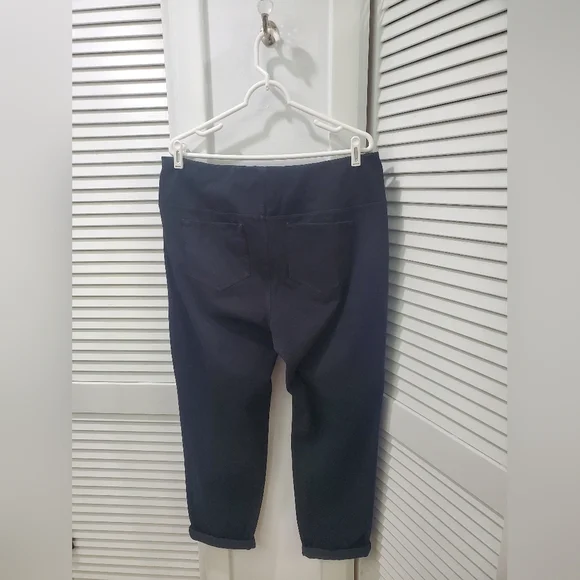 J.Jill Wearever Black XL Boyfriend Pull-on Jeans - Picture 2 of 5